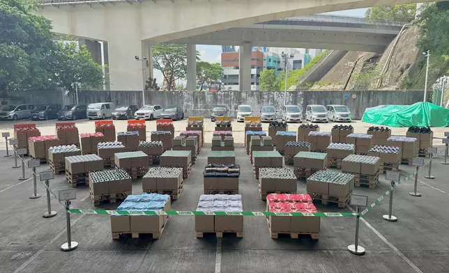 Hong Kong Customs seizes suspected counterfeit goods worth over $72 million in "Ocean Shield" operation  Source: HKSAR Government Press Releases