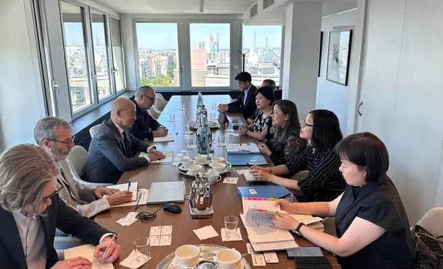 SCST continues visit to Paris  Source: HKSAR Government Press Releases