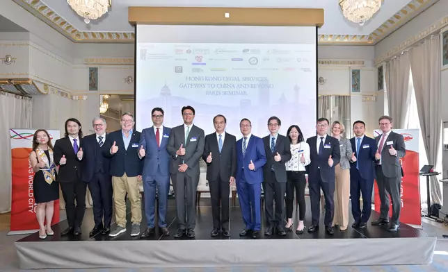 SJ attends DoJ seminar to promote Hong Kong legal services in Paris Source: HKSAR Government Press Releases
