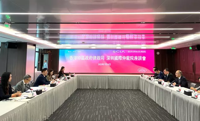 DSJ meets with SCIA President to discuss developments and collaboration in sports dispute resolution between Hong Kong and Shenzhen Source: HKSAR Government Press Releases