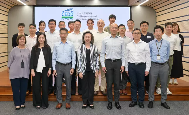 SCS visits Civil Engineering and Development Department  Source: HKSAR Government Press Releases