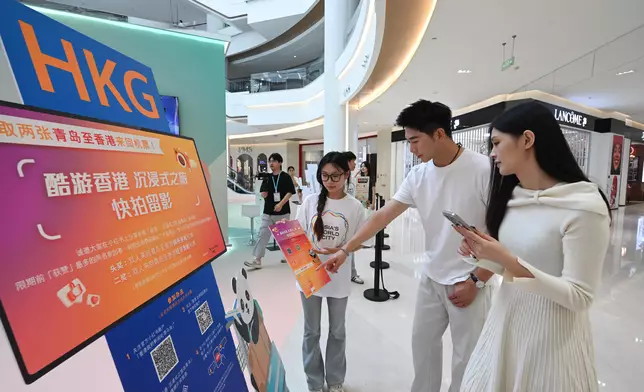 "Immersive Hong Kong" roving exhibition opens in Qingdao  Source: HKSAR Government Press Releases
