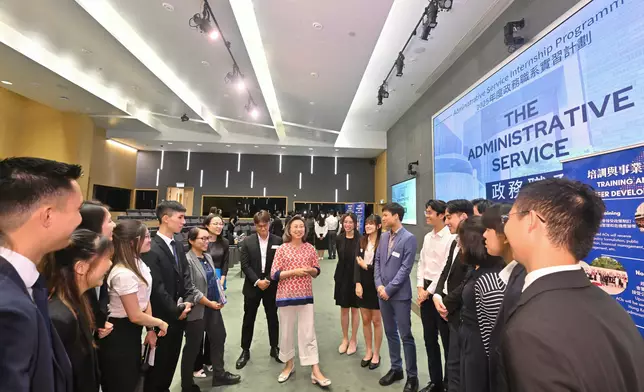 SCS encourages Administrative Service summer interns  Source: HKSAR Government Press Releases