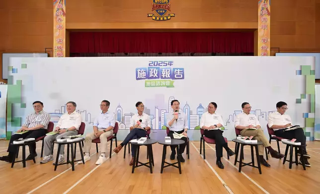 CE attends 2025 Policy Address District Forum  Source: HKSAR Government Press Releases