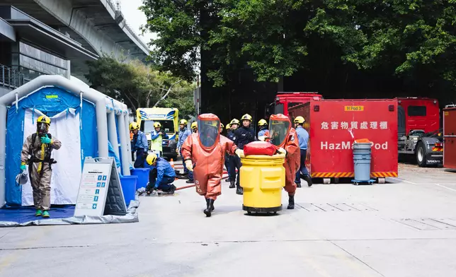 Inter-departmental counter-terrorism intelligence handling and hazardous material incident exercise conducted  Source: HKSAR Government Press Releases