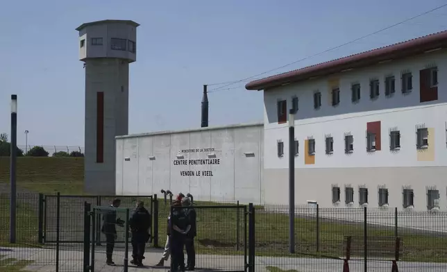FILE - The Vendin-le-Vieil prison, northern France, May 14, 2025. (AP Photo/Michel Euler, Pool, File)