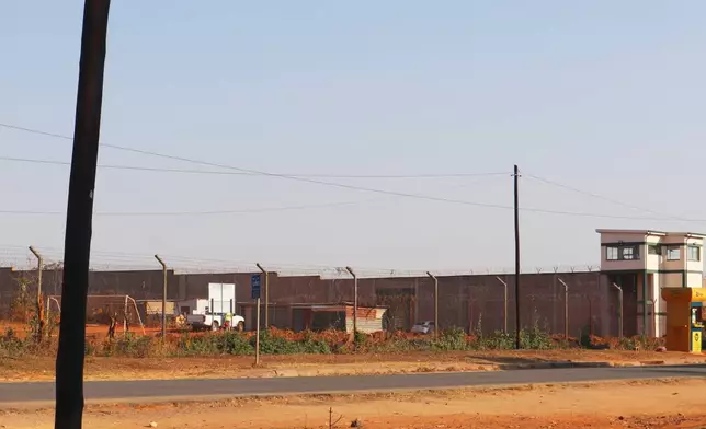 Matsapha Correctional Complex is seen in Matsapha, near Mbabane, Eswatini, Thursday July 17, 2025. (AP Photo)