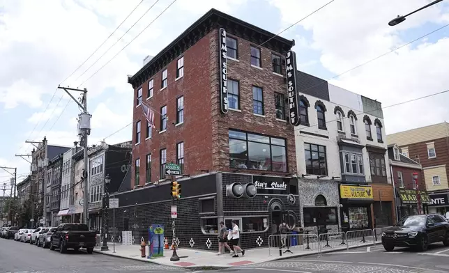 Jim's South St. is seen in Philadelphia, Wednesday, July 23, 2025. (AP Photo/Matt Rourke)