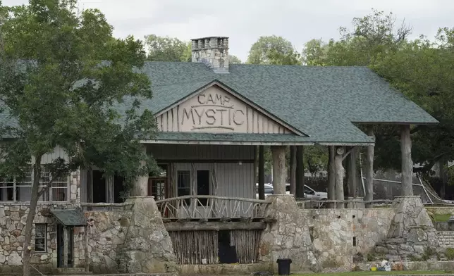 Camp Mystic is shown in Hunt, Texas on Wednesday, July 9, 2025. (AP Photo/Ashley Landis)