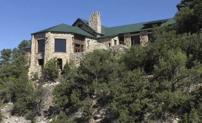 This undated photo provided by the National Park Service shows Grand Canyon Lodge on the North Rim of Grand Canyon, Ariz. (Michael Quinn/National Park Service via AP)