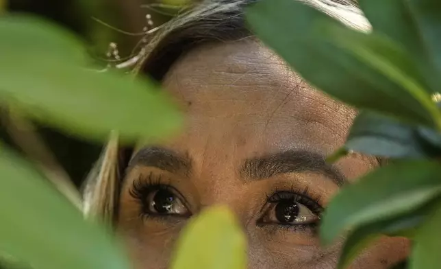 Maria, who requested to use only her first name out of fear of deportation, is photographed Thursday, June 26, 2025, in Sacramento. (AP Photo/Godofredo A. Vásquez)