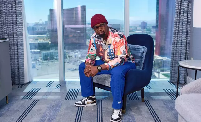 Bryson "Cupid' Bernard poses for a portrait Wednesday, Aug. 6, 2025, in Las Vegas. (AP Photo/John Locher)