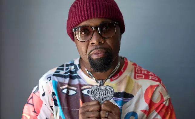 Bryson "Cupid' Bernard poses for a portrait Wednesday, Aug. 6, 2025, in Las Vegas. (AP Photo/John Locher)