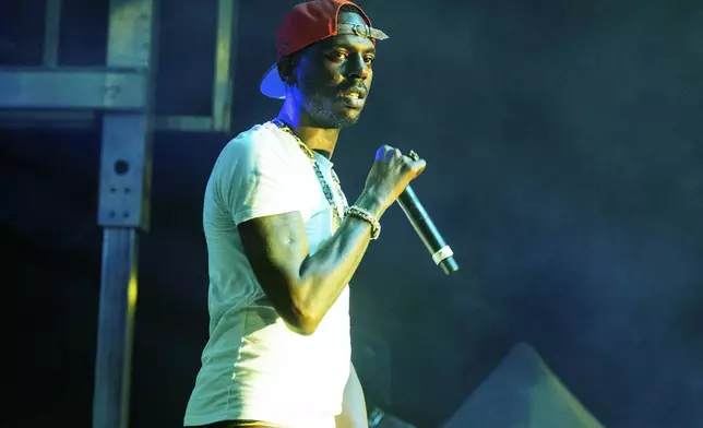 FILE - Young Dolph performs at The Parking Lot Concert in Atlanta on Aug. 23, 2020. (Photo by Paul R. Giunta/Invision/AP, File)