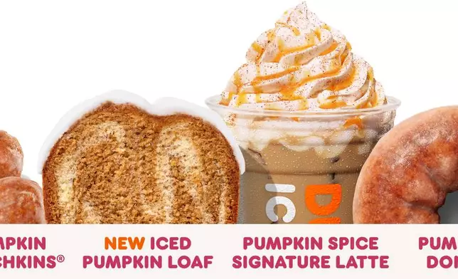 No fall at Dunkin’ is complete without pumpkin. The iconic Pumpkin Spice Signature Latte is back to spice up the season, alongside Pumpkin MUNCHKINS, the Pumpkin Donut and a new Iced Pumpkin Loaf.