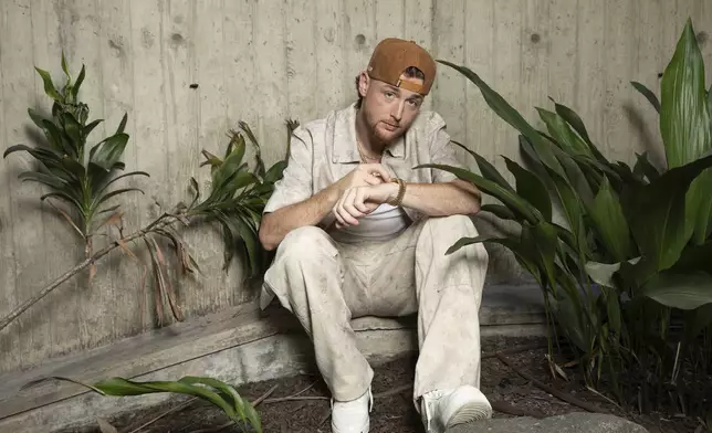 Bailey Zimmerman poses for a portrait on Thursday, July 24, 2025, in Los Angeles. (Photo by Rebecca Cabage/Invision/AP)