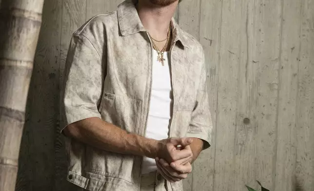 Bailey Zimmerman poses for a portrait on Thursday, July 24, 2025, in Los Angeles. (Photo by Rebecca Cabage/Invision/AP)