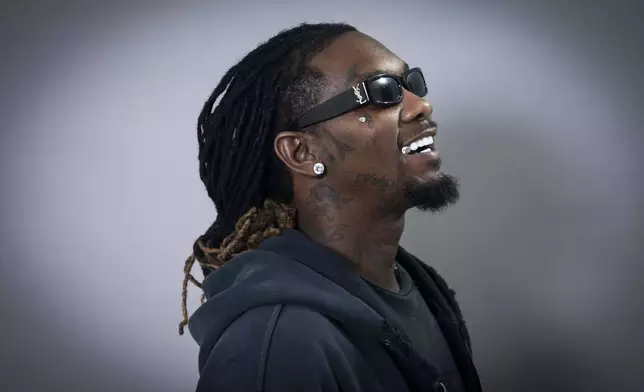 Offset poses for a portrait on Tuesday, Aug. 5, 2025, in New York. (Photo by Andy Kropa/Invision/AP)