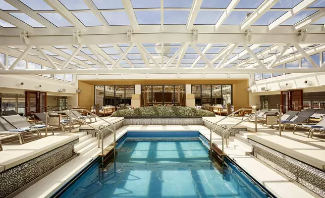 Viking today announced its new 2027-2028 World Cruise itineraries, including the Viking World Cruise, which will journey around the world in 142 days, visiting 31 countries with 62 guided tours in distinct ports of call and overnight stays in 16 cities. Pictured here, the main pool which can be found on Viking’s award-winning ocean fleet of sister ships. For more information, visit www.viking.com.