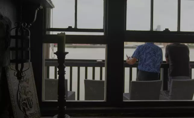 The Prospect of Whitby, a British pub in London, Wednesday, July 23, 2025. (AP Photo/Joanna Chan)