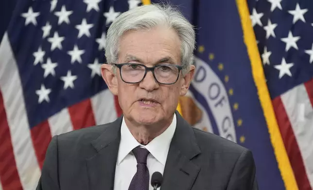 Federal Reserve Chairman Jerome Powell, speaks during a news conference following the Federal Open Market Committee meeting, Wednesday, July 30, 2025, in Washington. (AP Photo/Manuel Balce Ceneta)