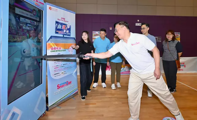 CE takes part in Sport For All Day 2025 (with photos/video) Source: HKSAR Government Press Releases