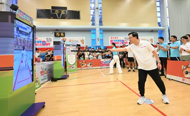 CE takes part in Sport For All Day 2025 (with photos/video) Source: HKSAR Government Press Releases