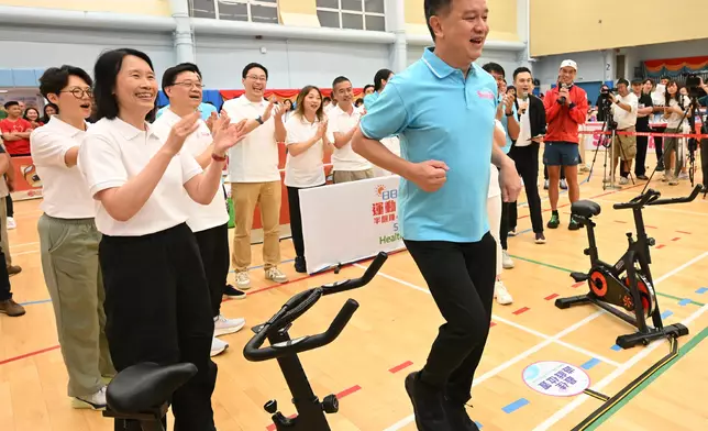 CE takes part in Sport For All Day 2025 (with photos/video) Source: HKSAR Government Press Releases