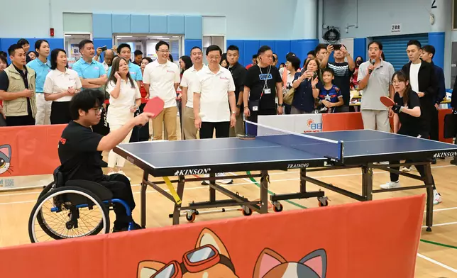 CE takes part in Sport For All Day 2025 (with photos/video) Source: HKSAR Government Press Releases