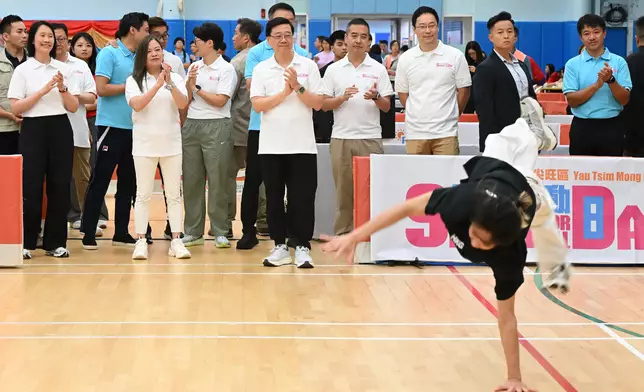 CE takes part in Sport For All Day 2025 (with photos/video) Source: HKSAR Government Press Releases
