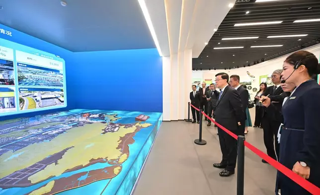 CE: Promoting multifaceted co-operation between Hong Kong and Macao to leverage collaborative strength of two Special Administrative Regions  Source: HKSAR Government Press Releases