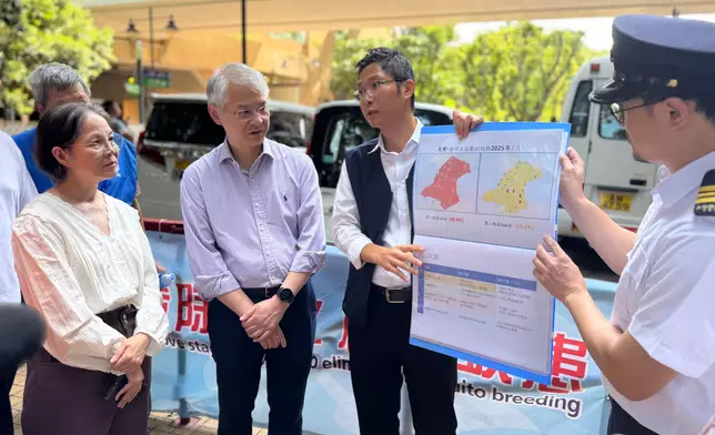 Government continues to strengthen efforts in mosquito control and elimination, publicity and education in view of imported chikungunya fever case  Source: HKSAR Government Press Releases