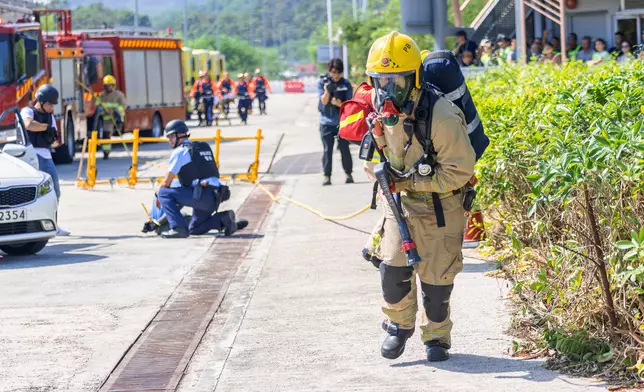 HKPF conducts inter-departmental counter-terrorism and major incident exercise in preparation for 15th National Games   Source: HKSAR Government Press Releases