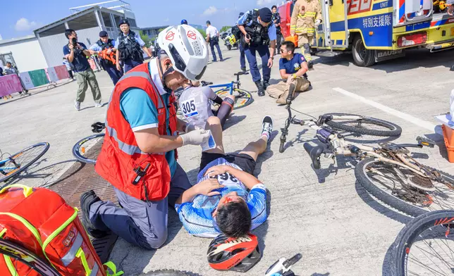 HKPF conducts inter-departmental counter-terrorism and major incident exercise in preparation for 15th National Games   Source: HKSAR Government Press Releases