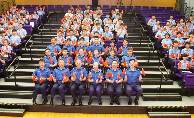 CAS Cadet Corps Commemorating the 80th Anniversary of Victory in War of Resistance and Patriotic Education Exchange Programme Sharing Session 2025 held today  Source: HKSAR Government Press Releases