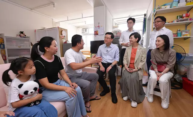 CE visits Kwun Tong District to gather public views on Policy Address  Source: HKSAR Government Press Releases