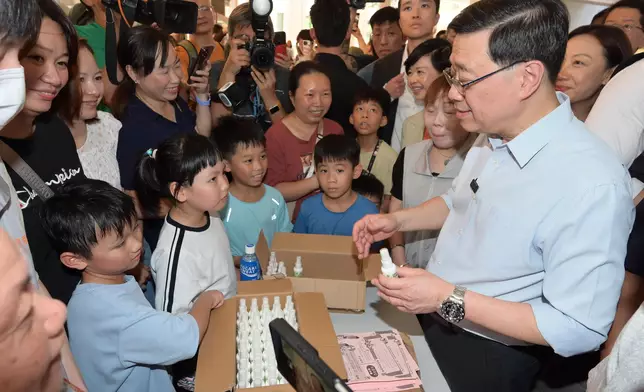 CE visits Kwun Tong District to gather public views on Policy Address  Source: HKSAR Government Press Releases