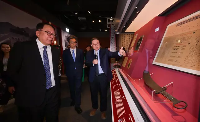 Hong Kong Museum of History and National Museum of China launch exhibition to commemorate 80th anniversary of Chinese victory in War of Resistance  Source: HKSAR Government Press Releases