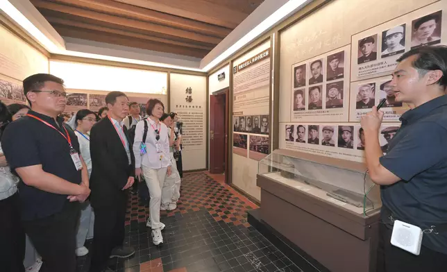 Working Group on Patriotic Education organises study tour on 80th Anniversary of Victory in War of Resistance  Source: HKSAR Government Press Releases