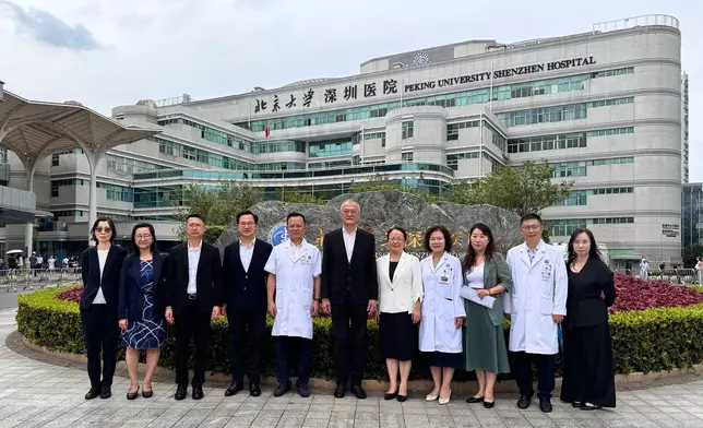 Secretary for Health inspects first-day operational arrangements at pilot medical institutions under Elderly Health Care Voucher Greater Bay Area Pilot Scheme  Source: HKSAR Government Press Releases