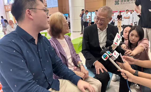 Secretary for Health inspects first-day operational arrangements at pilot medical institutions under Elderly Health Care Voucher Greater Bay Area Pilot Scheme  Source: HKSAR Government Press Releases