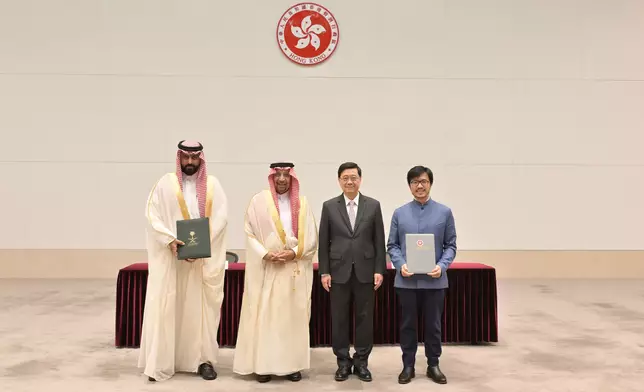 Hong Kong signs MOU with Saudi Arabia on Belt and Road collaboration  Source: HKSAR Government Press Releases