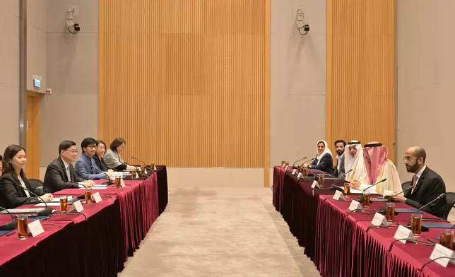 Hong Kong signs MOU with Saudi Arabia on Belt and Road collaboration  Source: HKSAR Government Press Releases