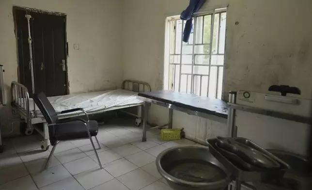 A view of a ward in a government hospital in Konduga, in northeast Nigeria's Borno state, Wednesday, July 23, 2025. (AP Photo/Sunday Alamba)