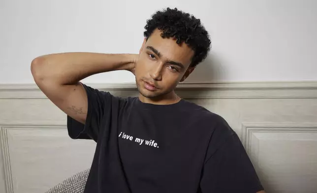 Archie Madekewe poses for a portrait to promote "Lurker" on Monday, Aug. 18, 2025, in New York. (Photo by Matt Licari/Invision/AP)