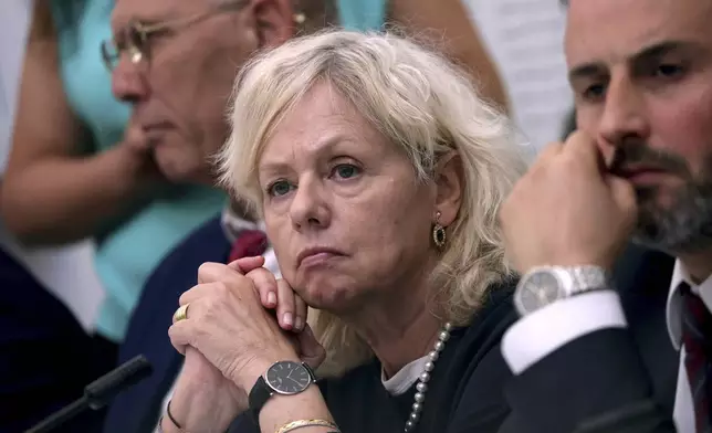FILE - Israel's Attorney General Gali Baharav-Miara attends a cabinet meeting at the Bible Lands Museum in Jerusalem, June 5, 2024. (Gil Cohen-Magen/Pool Photo via AP, File)
