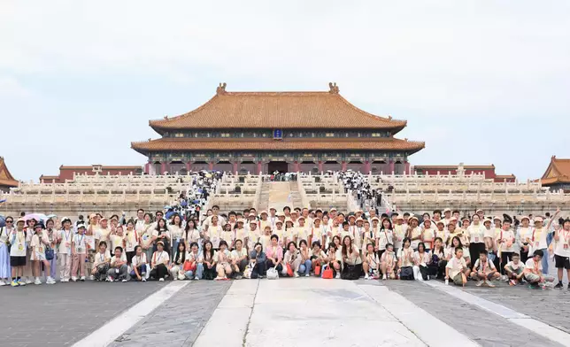 Over 100 students from Hong Kong and the Mainland joined the “Palace Museum Dreamscapes” Charity Summer Camp 2025. (Photo credit: The Palace Museum)