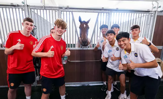 There, they joined a tour of the stables, observed horse grooming and experienced wooden horse riding, and were given an opportunity to interact with horses.