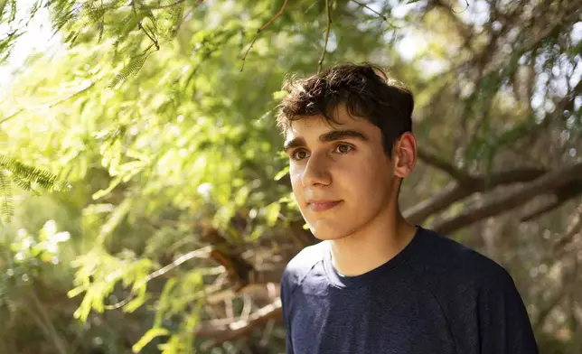 Ashton Dolce poses for a portrait at Cholla Park on Saturday, Aug. 9, 2025, in Scottsdale, Ariz. (AP Photo/Rebecca Noble)