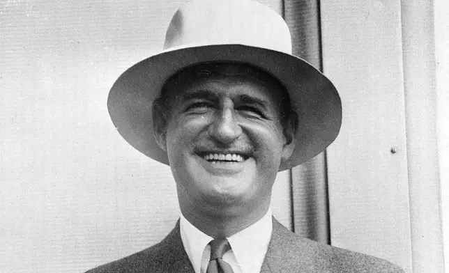 FILE - Former football player Walter Camp Jr., is shown at the Yale Club in New York, on Sept. 24, 1929. (AP Photo/File)